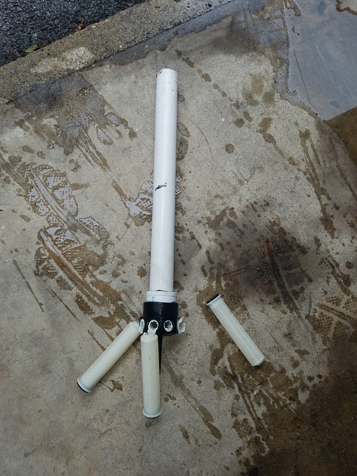 Rather than just diagnosing our customer's mold issue as a chemical proper and continue to sell them chemicals - we took a deeper look. It turns out, the root cause of their mold issue was not a chemical error but improper filtration. This image shows our broken lateral system from inside of our sand filter. They laterals needs to be replaced for this filter to achieve its proper flow levels. 